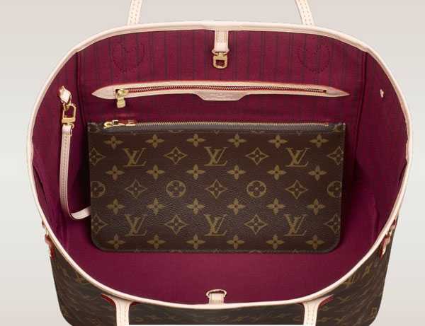 2014 Louis Vuitton Outlet monogram canvas bag neverfull mm m40996 red