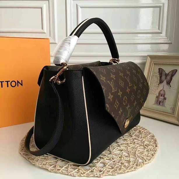 2017 newest Louis Vuitton Outlet original leather double V bag M54439 black