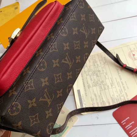 Louis Vuitton Outlet original Monogram Canvas marignan M44259 red