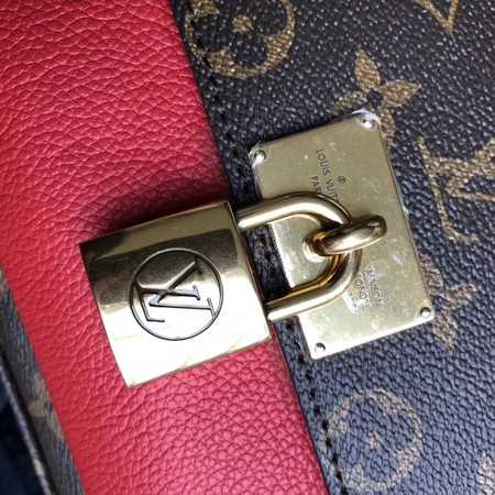 Louis Vuitton Outlet original Monogram Canvas marignan M44259 red