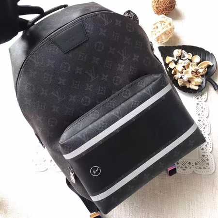 2018 Louis Vuitton Outlet monogram canvas backpack 43408 black