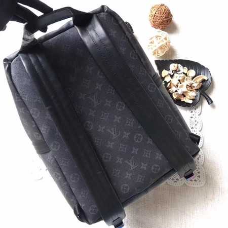 2018 Louis Vuitton Outlet monogram canvas backpack 43408 black