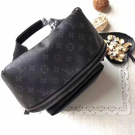 2018 Louis Vuitton Outlet monogram canvas backpack 43408 black