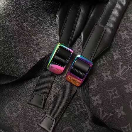 2018 Louis Vuitton Outlet monogram canvas backpack 43408 black