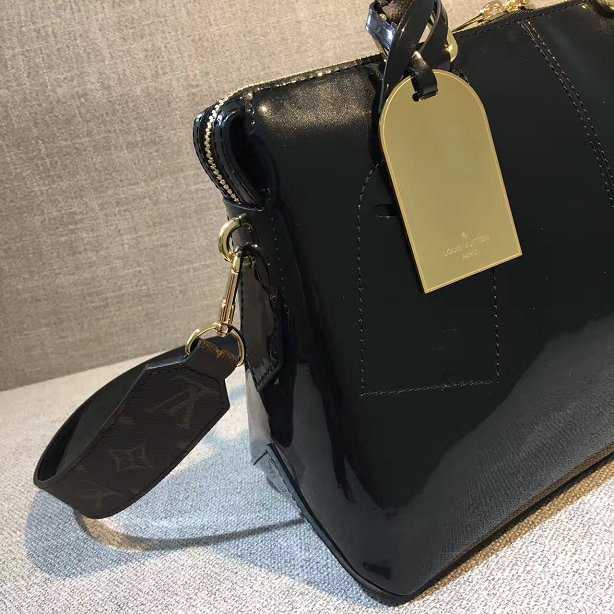 2017 Louis Vuitton Outlet tote miroir vernis original leahter M54626 black