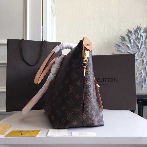 Louis Vuitton Outlet Iena MM Monogram Canvas Handbags M42267