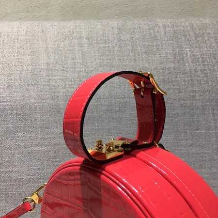 Louis Vuitton Outlet original Croco Leather petite boite chapeau M43516 red