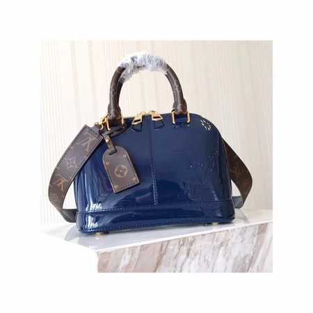 Louis Vuitton Outlet TOTE MIOIR Original leather Tote Bag M54786 blue