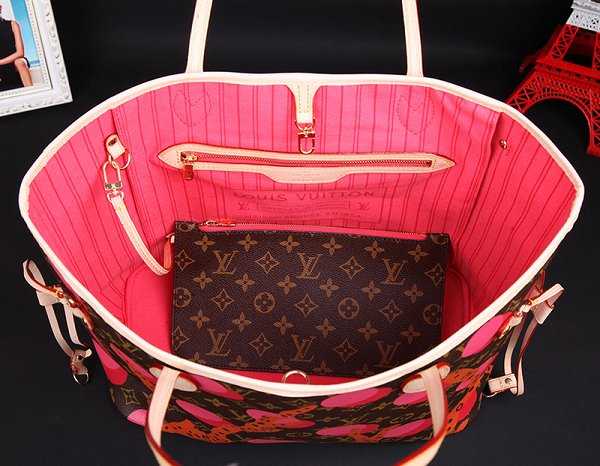 2015 Louis Vuitton Outlet monogram canvas neverfull mm ramages M41603