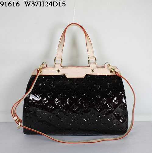 Louis Vuitton Outlet Bags and Purses Monogram Vernis Bag 91616 Coffee