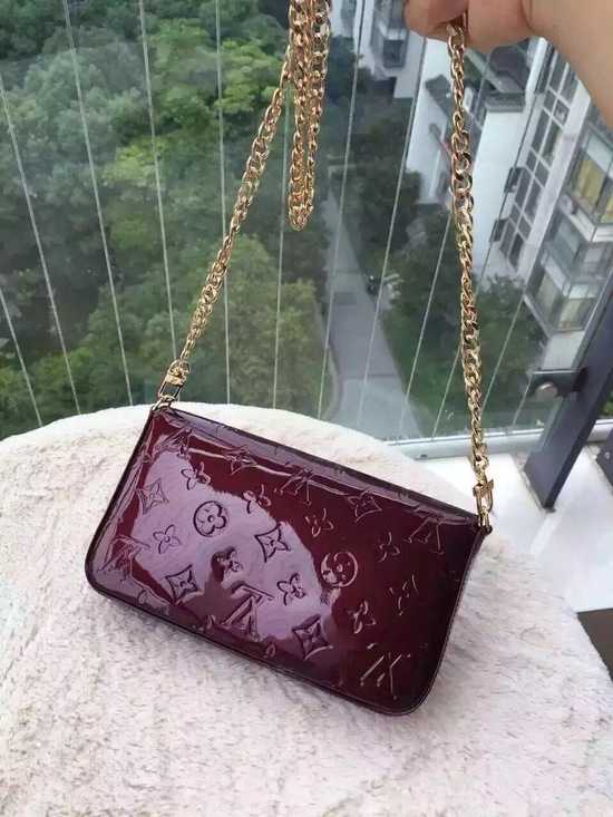 Louis Vuitton Outlet Monogram Vernis Mini Bag 61293 Purple