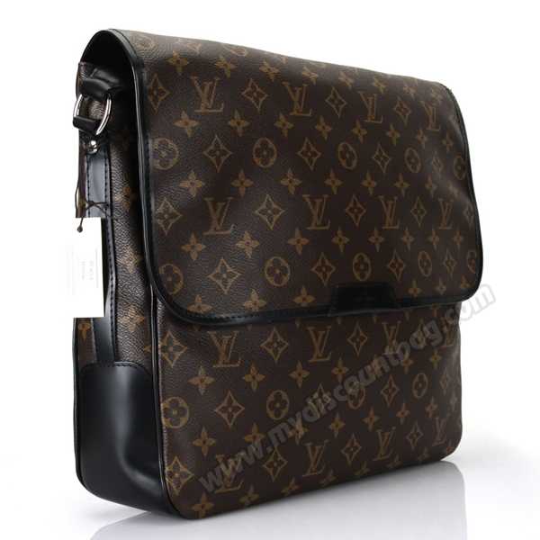 Louis Vuitton Outlet handbag monogram macassar canvas bass mm m56715