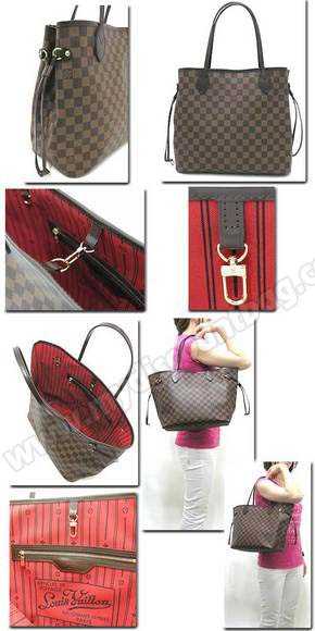 Louis Vuitton Outlet handbag damier canvas neverfull gm n51106