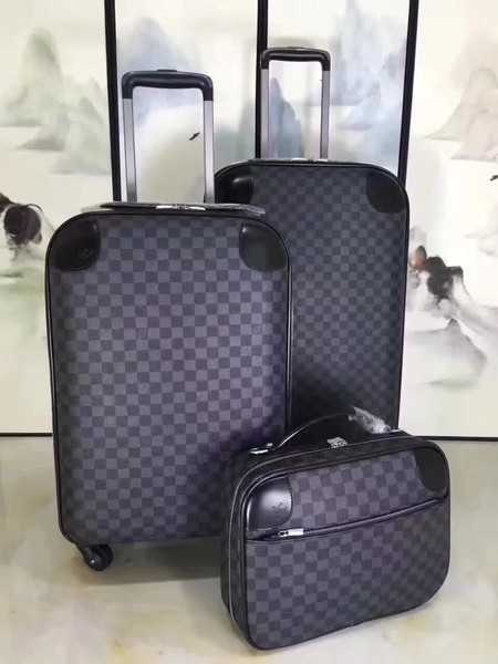 Louis Vuitton Outlet Damier Ebene Canvas Universal wheel Pegase 65 66857 black