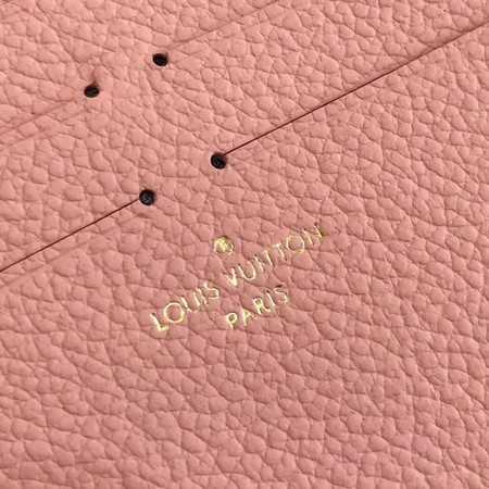 Louis Vuitton Outlet Original pochette felicie monogram empreinte shoulder bag M64064 pink