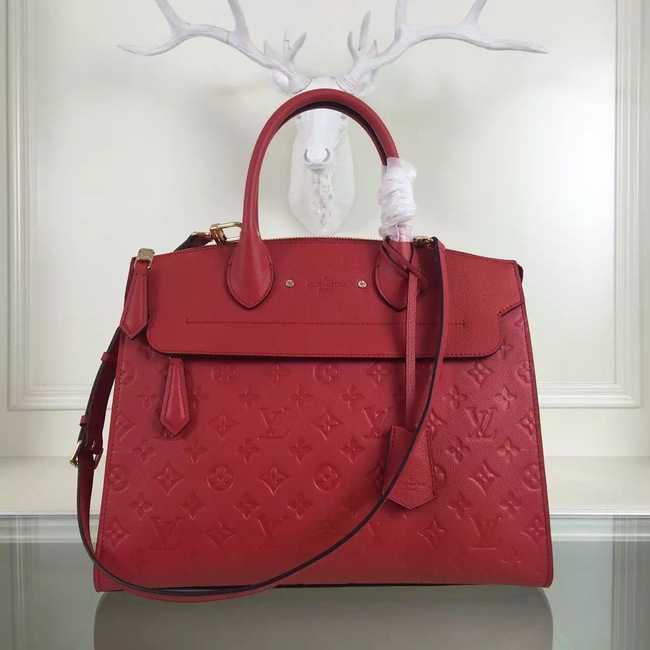 Louis Vuitton Outlet Monogram Empreinte Pont Neuf MM M41752 Poppy