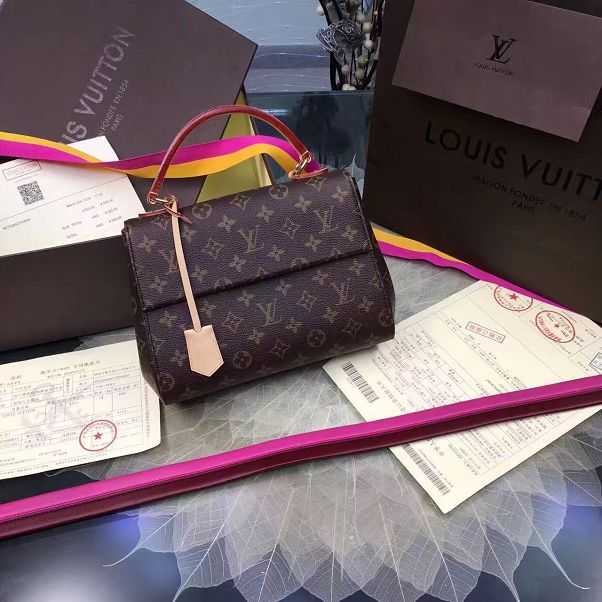 2016 Louis Vuitton Outlet original monogram canvas cluny bb m42738