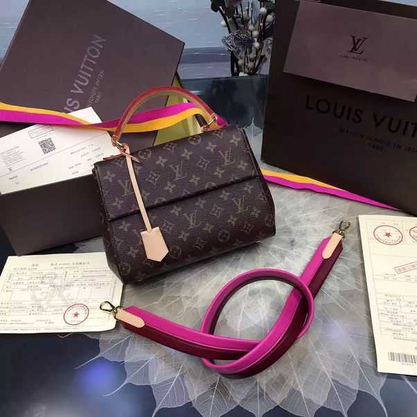 2016 Louis Vuitton Outlet original monogram canvas cluny bb m42738