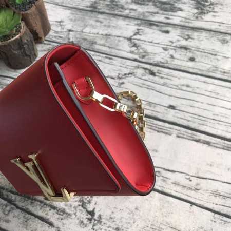 Louis Vuitton Outlet CHAIN LOUISE Original leather Shoulder Bag M94335 red