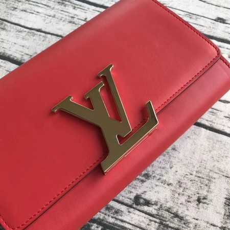 Louis Vuitton Outlet CHAIN LOUISE Original leather Shoulder Bag M94335 red