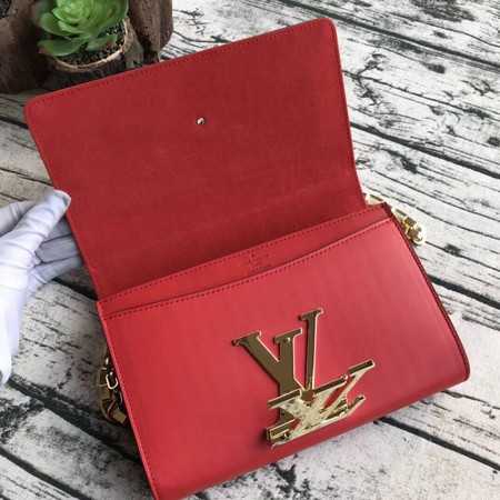 Louis Vuitton Outlet CHAIN LOUISE Original leather Shoulder Bag M94335 red