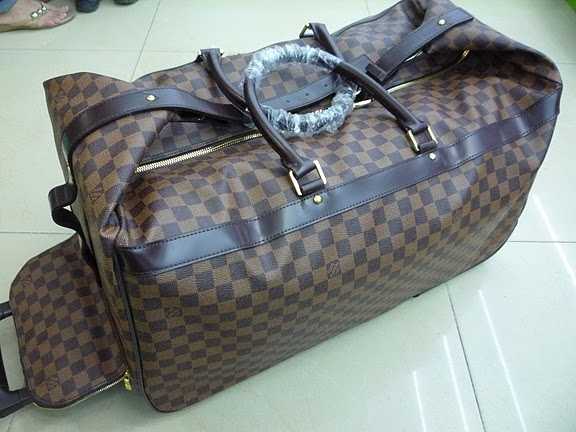 Louis Vuitton Outlet N23203 Damier Ebene Canvas Eole 60 Bags