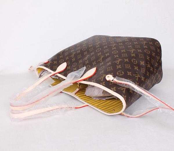 2014 Louis Vuitton Outlet monogram canvas neverfull gm m40992 yellow