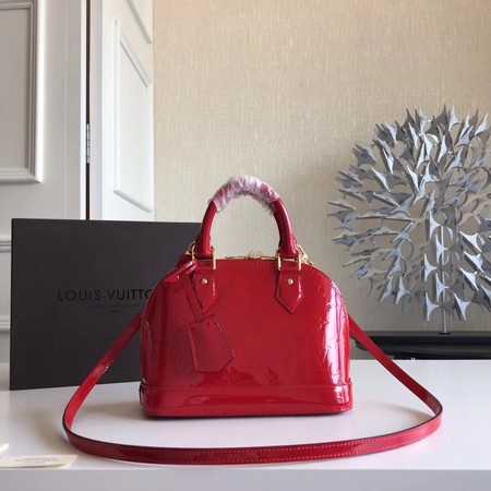 Louis Vuitton Outlet original Monogam vernis Alma BB M91606 red