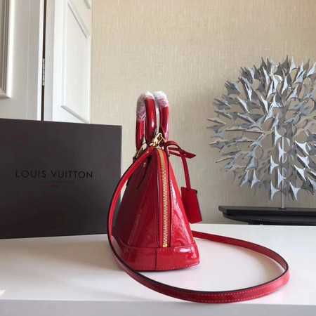 Louis Vuitton Outlet original Monogam vernis Alma BB M91606 red