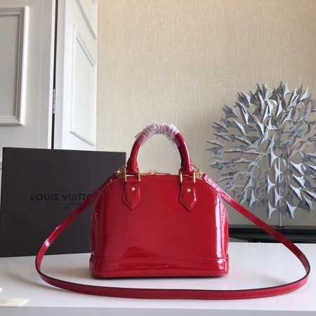 Louis Vuitton Outlet original Monogam vernis Alma BB M91606 red