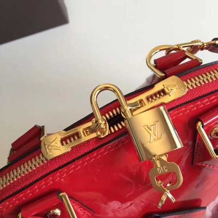 Louis Vuitton Outlet original Monogam vernis Alma BB M91606 red