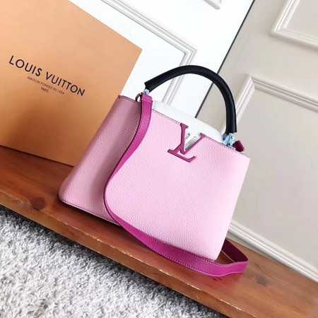 Louis Vuitton Outlet original taurillon leather Capucines BB M94517 Pink