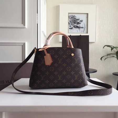 Louis Vuitton Outlet monogram canvas Original leather M41055