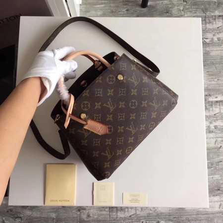 Louis Vuitton Outlet monogram canvas Original leather M41055