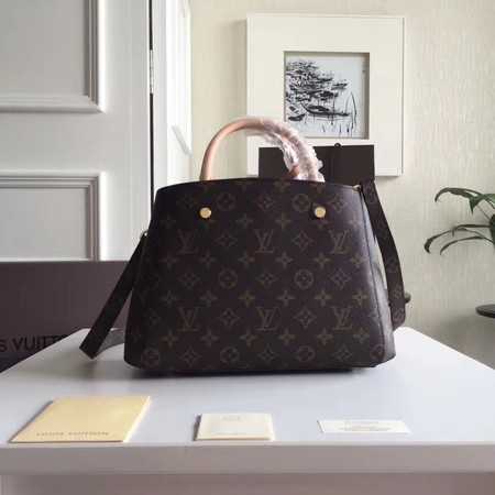 Louis Vuitton Outlet monogram canvas Original leather M41055