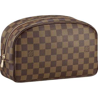 Louis Vuitton Outlet N47624 Damier Ebene Canvas Toiletry Bag 25