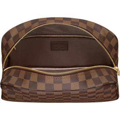 Louis Vuitton Outlet N47624 Damier Ebene Canvas Toiletry Bag 25