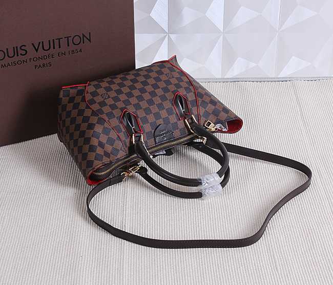 Louis Vuitton Outlet Damier Ebene Canvas Caissa Tote Bag PM M41548