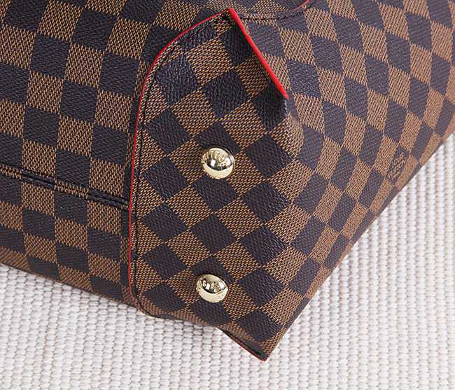 Louis Vuitton Outlet Damier Ebene Canvas Caissa Tote Bag PM M41548