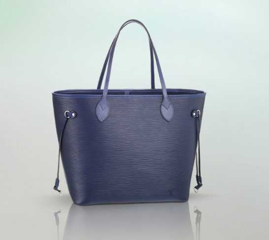 2013 Louis Vuitton Outlet epi leather bag neverfull mm m40885 blue