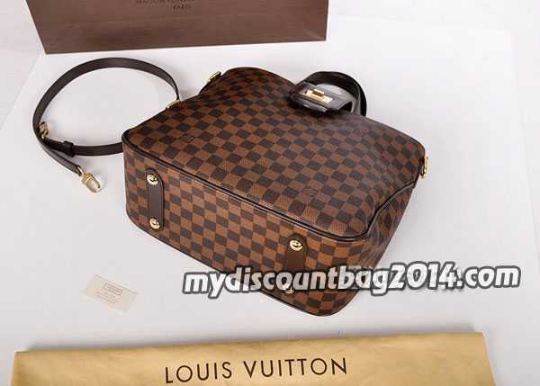 2014 Louis Vuitton Outlet damier ebene canvas handbag cabas rosebery n41177