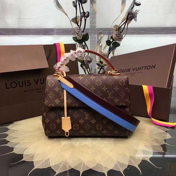 2017 Louis Vuitton Outlet original monogram canvas cluny mm m42735