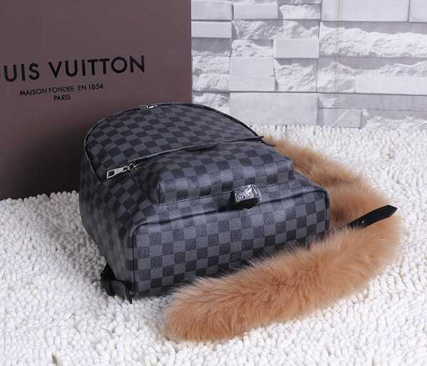 Louis Vuitton Outlet Damier Ebene Canvas Michael Onyx Backpack 44188 Black