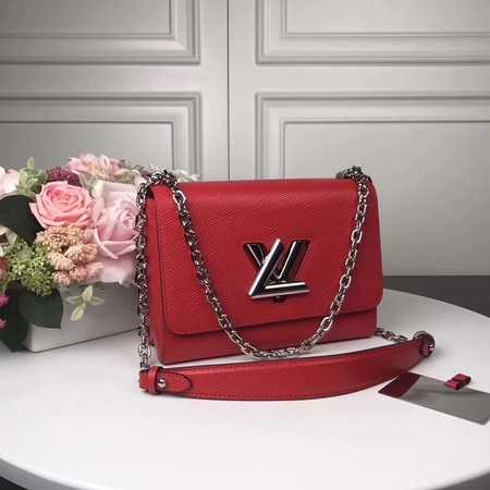 Louis Vuitton Outlet TWIST Original leather Shoulder Bag M50280 red