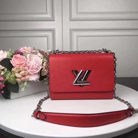 Louis Vuitton Outlet TWIST Original leather Shoulder Bag M50280 red