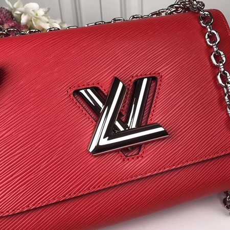 Louis Vuitton Outlet TWIST Original leather Shoulder Bag M50280 red