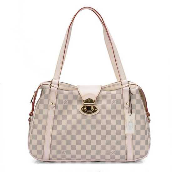 Louis Vuitton Outlet handbag damier azur canvas stresa pm n42220