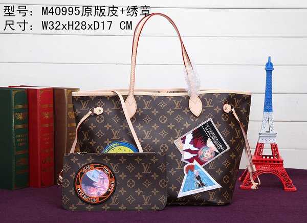 2015 Louis Vuitton Outlet monogram neverfull cindy sherman bag mm m40995