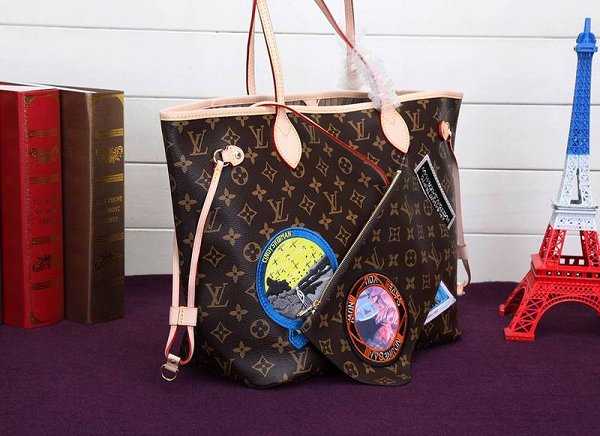 2015 Louis Vuitton Outlet monogram neverfull cindy sherman bag mm m40995