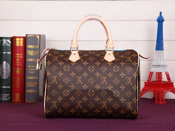 2015 Louis Vuitton Outlet speedy 30 monogram V M41533 blue